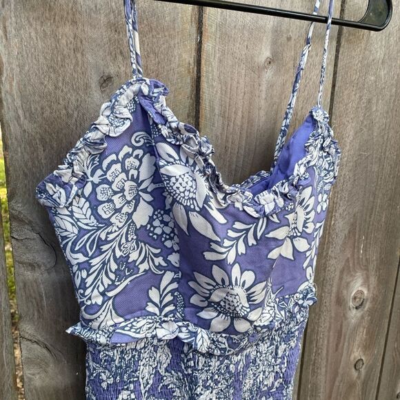 Hello Molly Blue and White Mini Dress - Picture 6 of 8